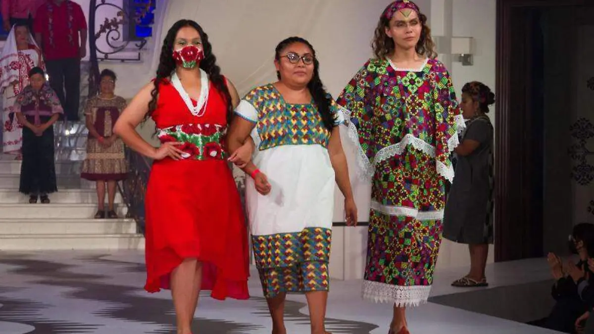 La moda de raíces prehispánicas se mantiene en tendencia y ha sido protagonista de eventos a nivel nacional como Original  Cortesía @Original México
